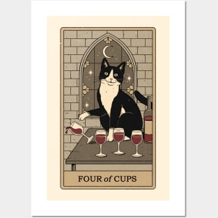 Four of Cups Posters and Art